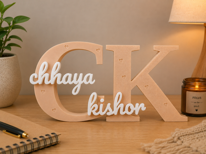 Letter Decor - Couple