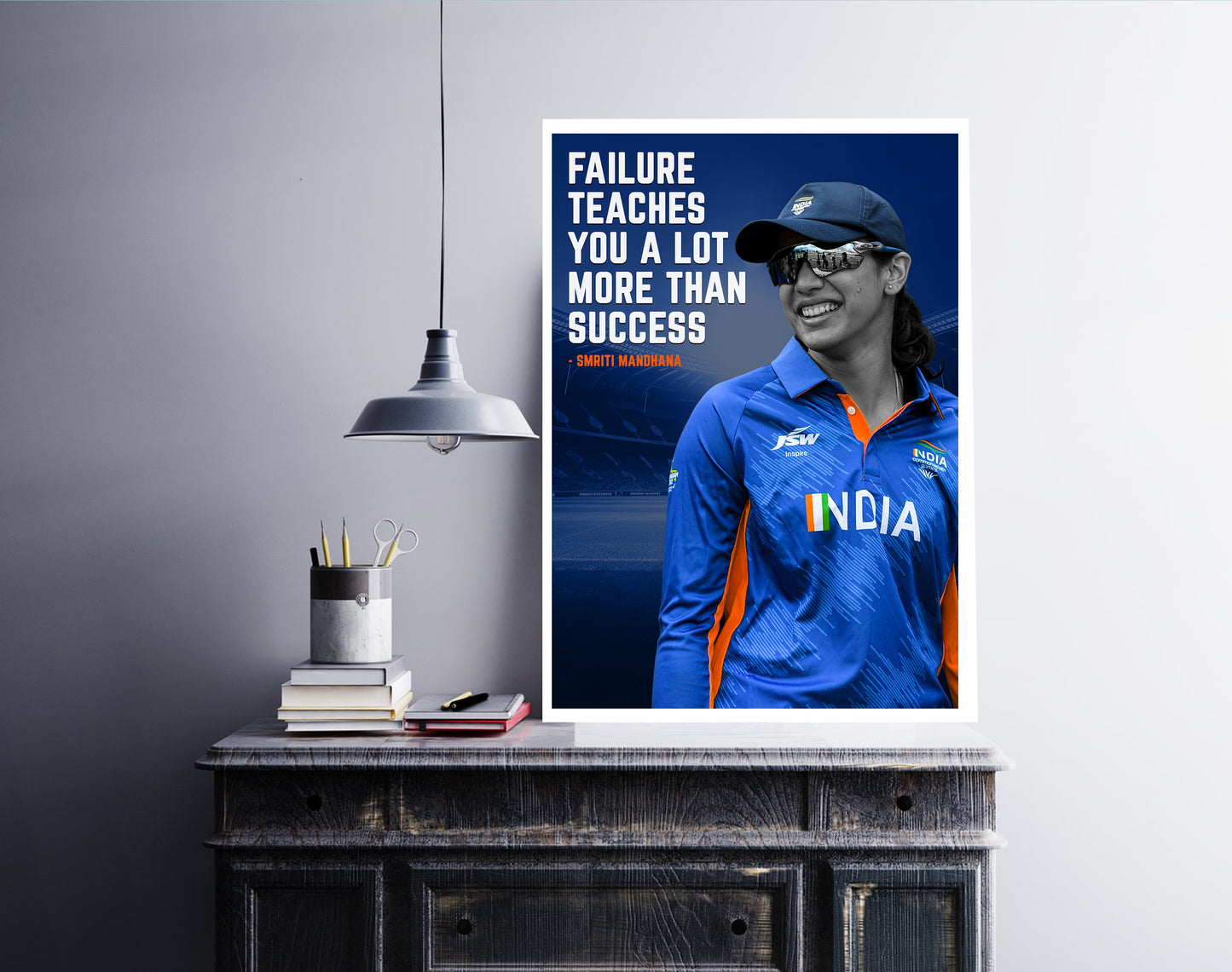 Smriti Mandhana : Quote Poster