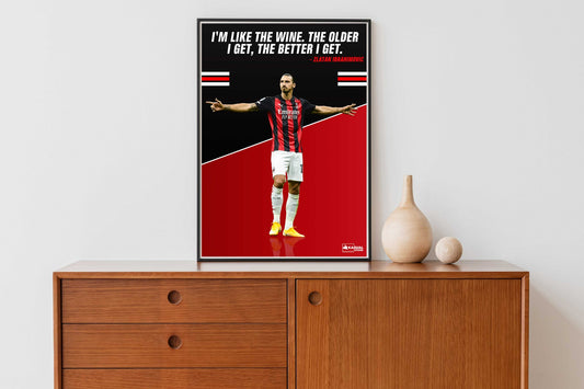 Our Zlatan Ibrahimovic The Lion Frame and Poster collection – where simplicity meets superior quality