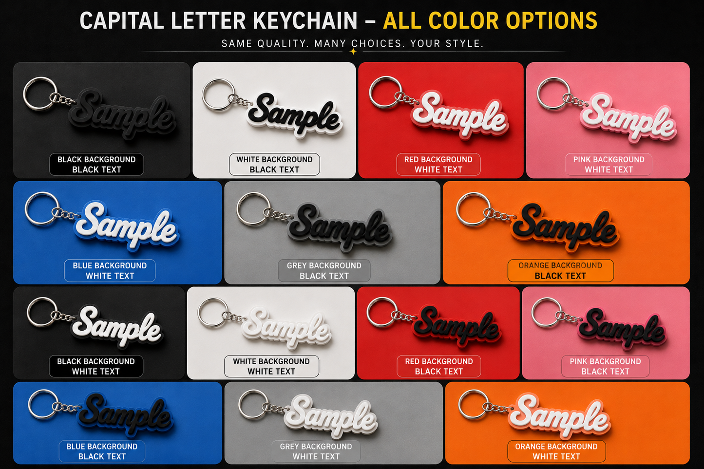 Devnagari Name Keychain