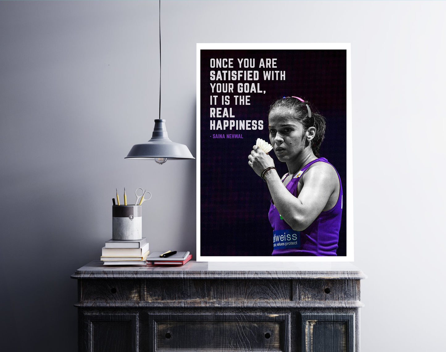 Saina Nehwal : Quote Poster