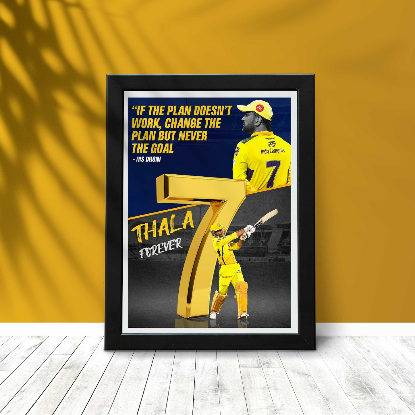 MS Dhoni : The Heartbeat Of Chennai - Thala Forever Quote