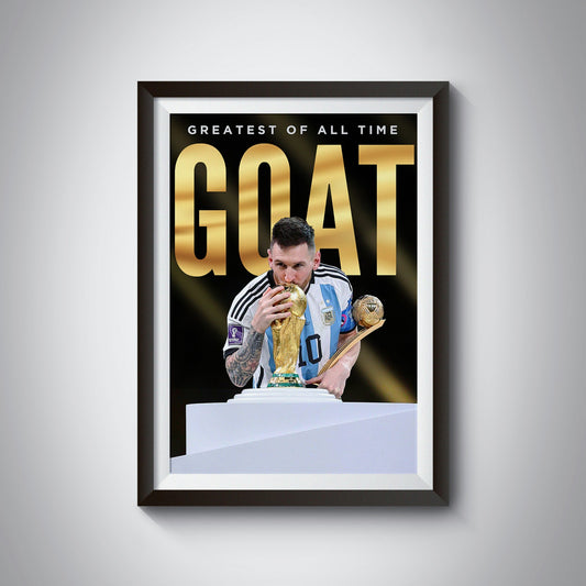 Capture the Elegance with our Lionel Messi Frame and Poster