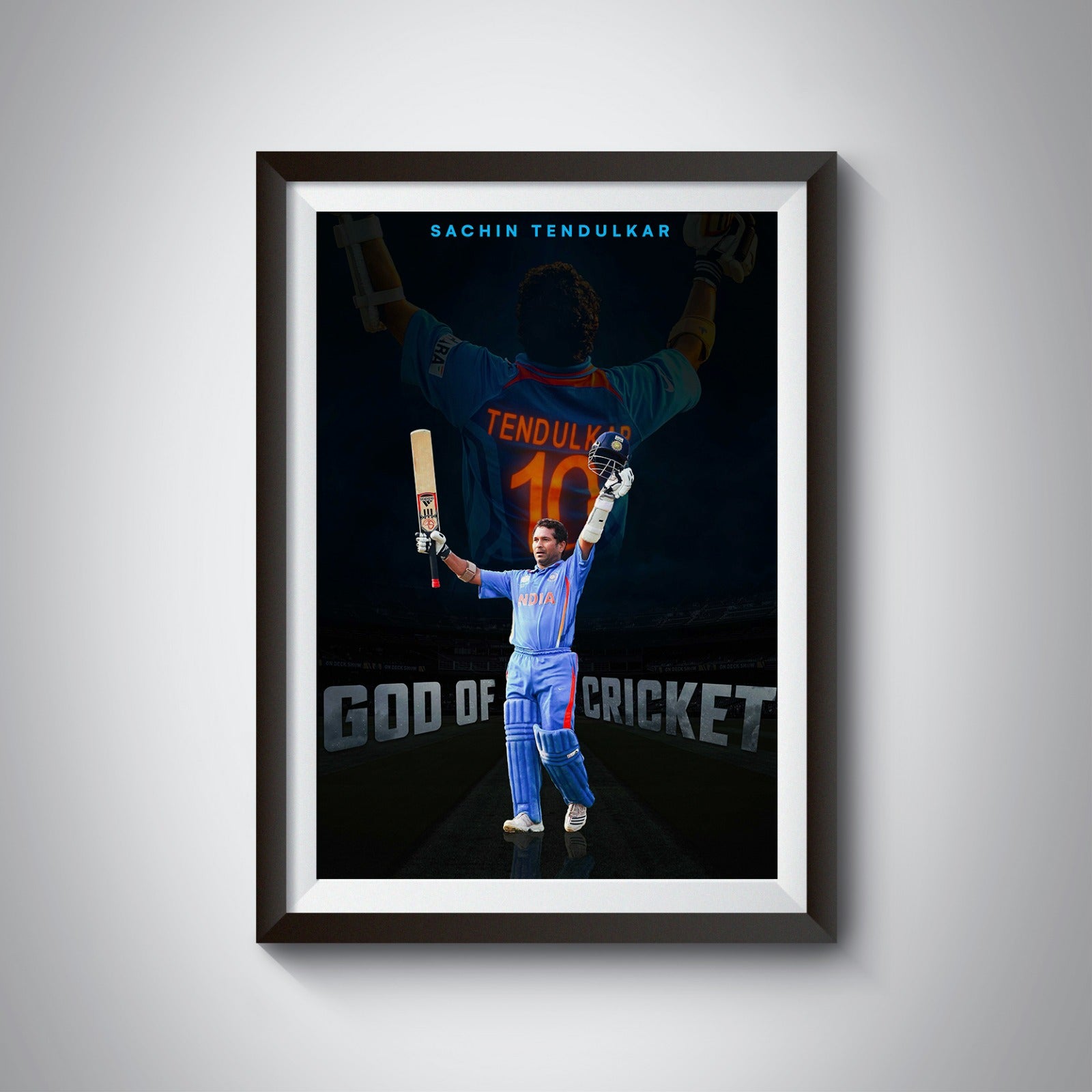 Capture the Elegance with our Sachin Tendulkar Poster and Frame