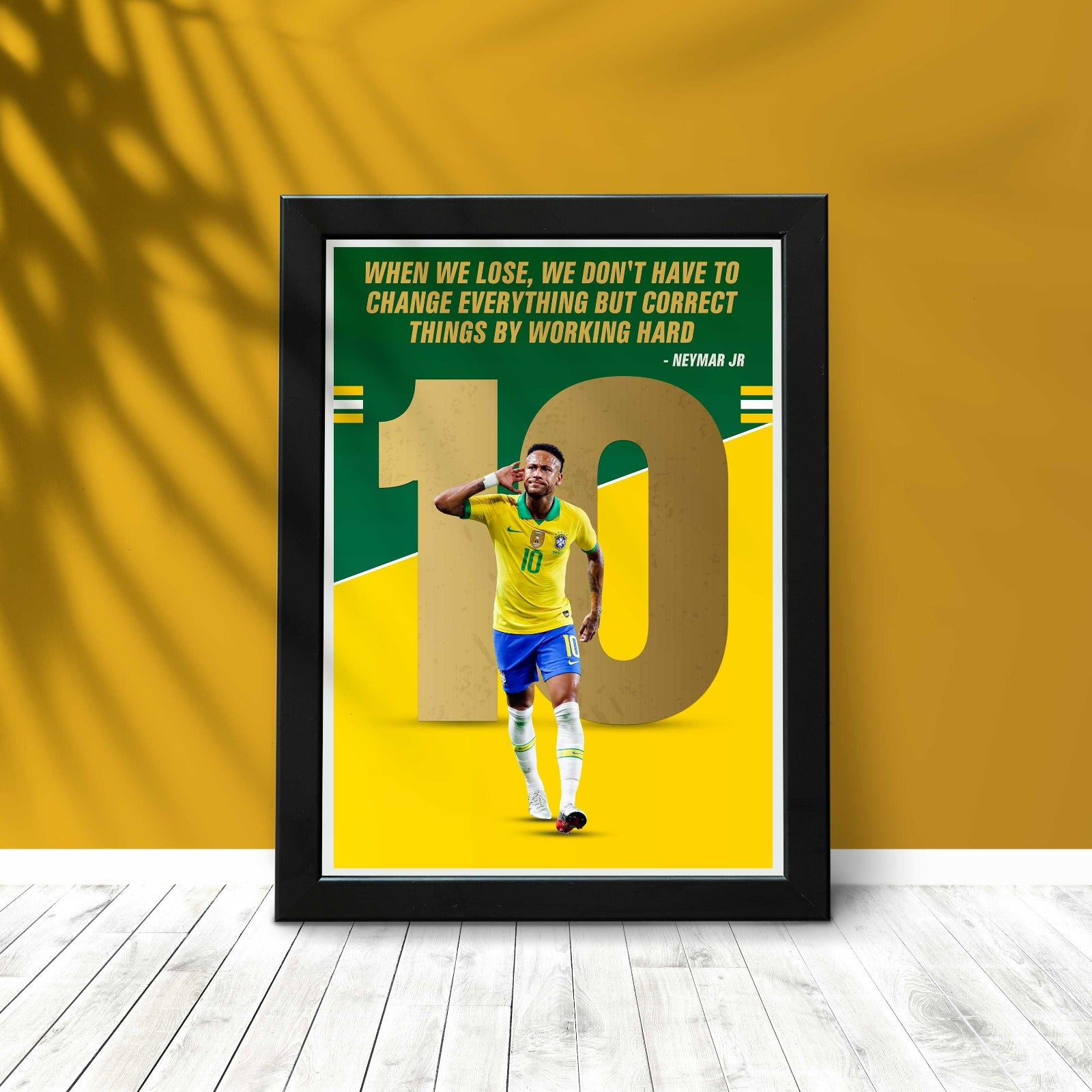 Capture the Elegance with our Neymar JR Frame and Poster